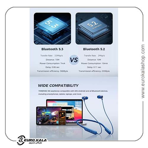 هدفون بلوتوثی TONEMAC مدل N8
