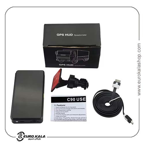 نمایشگر HUD چندمنظوره GPS سرعتسنج C90