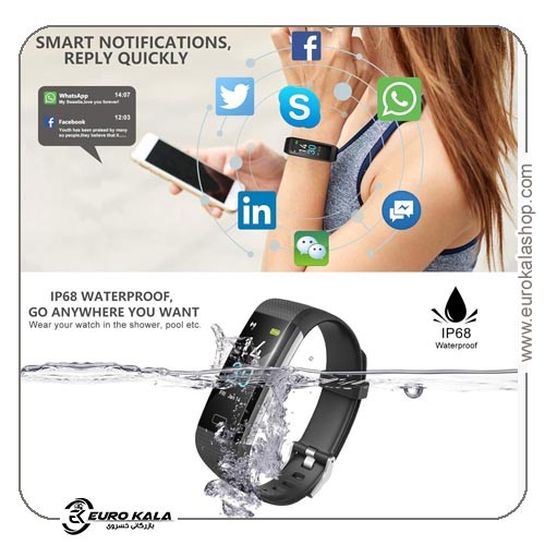 ساعت هوشمند 24HOCL مدل Fitness Tracker (0.96 اینچ)