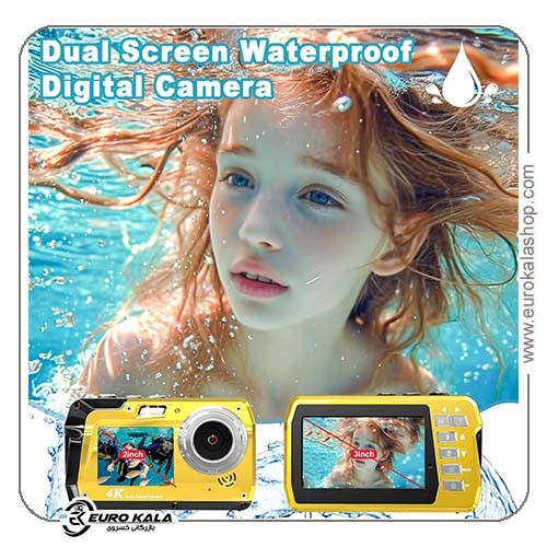 Underwater Camera دوربین حرفه ای غواصی اروپایی FHD 2.7K 11FT 48MP 11X