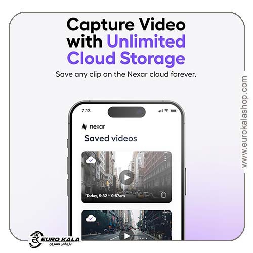 Nexar Beam GPS Dash CamHD دوربین ثبت وقایع حرفه ای خودرو