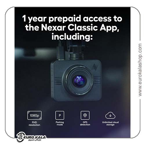 Nexar Beam GPS Dash CamHD دوربین ثبت وقایع حرفه ای خودرو