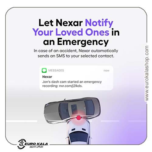 Nexar Beam GPS Dash CamHD دوربین ثبت وقایع حرفه ای خودرو