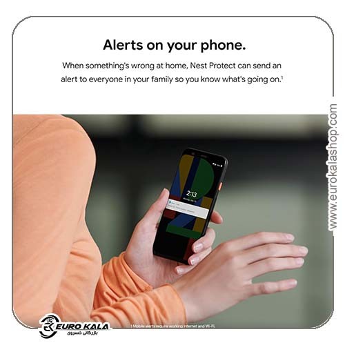 آشکارساز دود و مونوکسید کربن Google Nest Protect