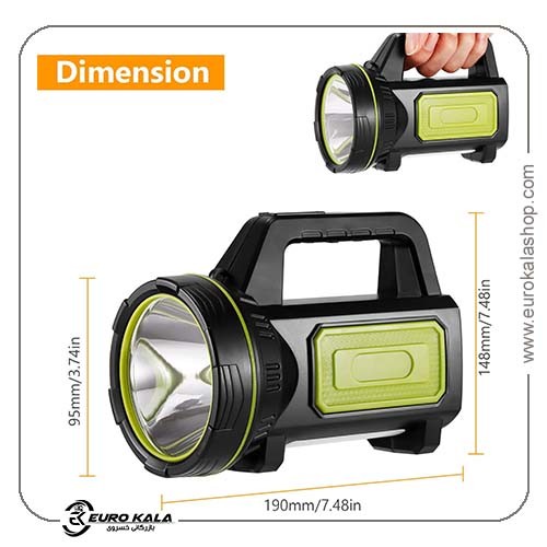 چراغ قوه LED قابل شارژ