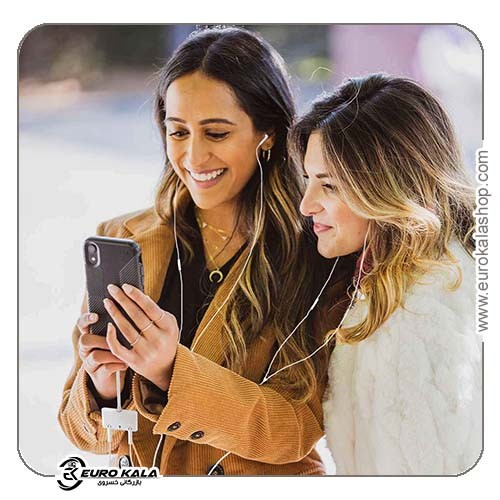 آداپتور صوتی مبدل لایتنینک به جک 3.5 میلی متری  INVERSE NET