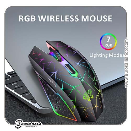 ماوس بی‌سیم Uiosmuph V7 LED