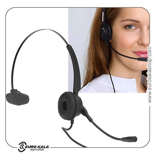 هدست کالسنتر ciciglow باسیم با میکروفون حذف نویز