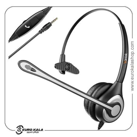 هدست باسیم Wantek 600FJ3.5 با میکروفون حذف نویز