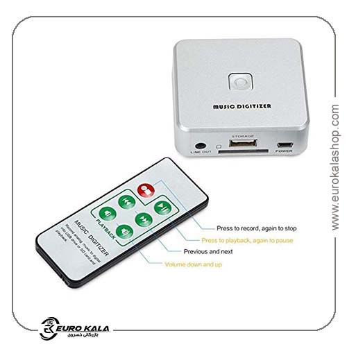 ریکوردر صدا و مبدل دیجیتایزر موسیقی Music Digitizer 241 ezcap