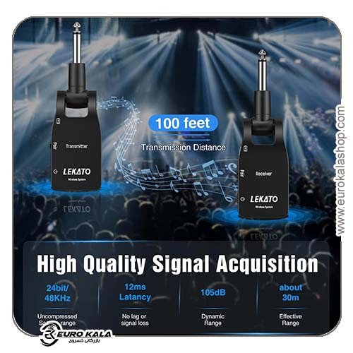 سیستم گیتار بیسیم LEKATO WS10