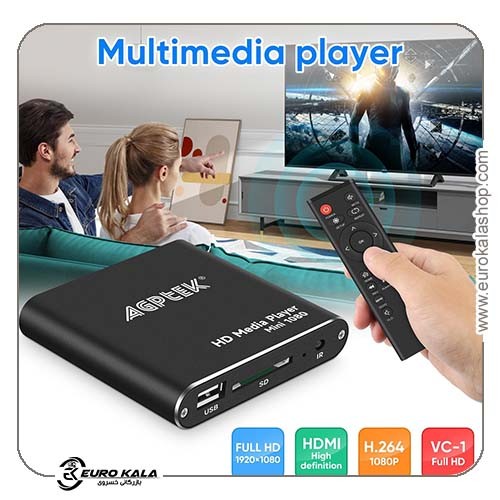 پخش کننده چند رسانه ای و دیجیتال  AGPTEK HDMI Mini 1080p مدل HA0053B