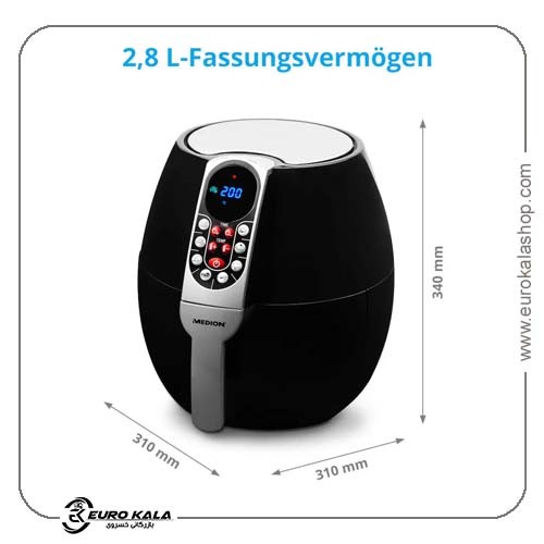 سرخ‌کن بدون روغن مدیون آلمان MEDION LIFE® E10 S (MD 17320)