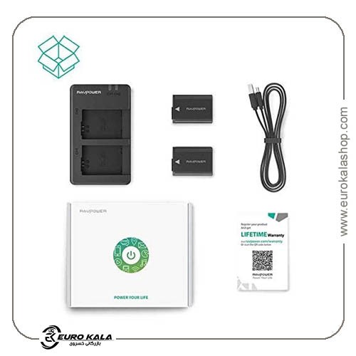 شارژر و باتری سونی RAVPower RP-PB056 Sony NP-FW50
