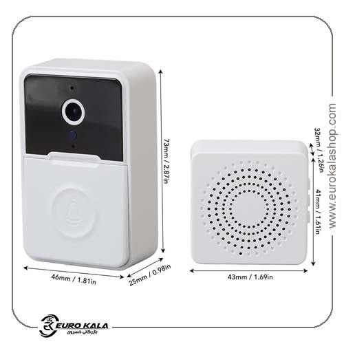 زنگ درب و دوربین هوشمند Fyearfly Walkie-talkies Doorbell