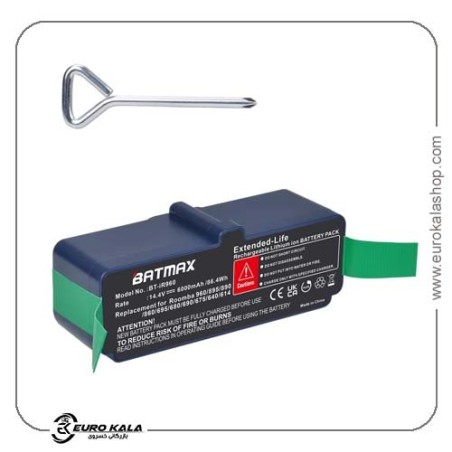 باتری جارو رباتیک iRobot Roomba Batmax 14.4V 6000mAh