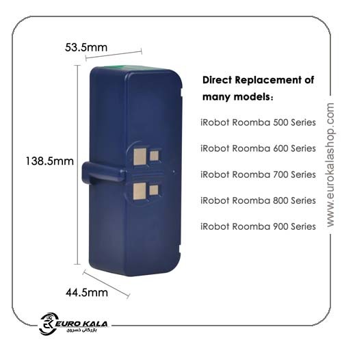باتری جارو رباتیک iRobot Roomba Batmax 14.4V 6000mAh