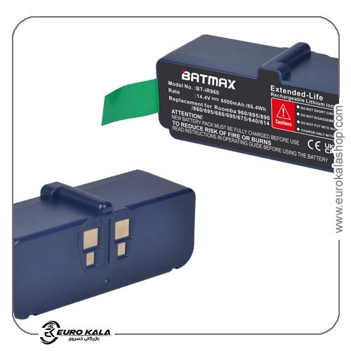 باتری جارو رباتیک iRobot Roomba Batmax 14.4V 6000mAh