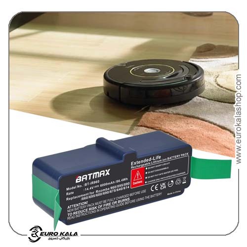 باتری جارو رباتیک iRobot Roomba Batmax 14.4V 6000mAh