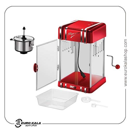 دستگاه پاپ‌کورن‌ساز رترو اونولد 300 وات قرمز (Unold POPCORN MAKER Retro 300W Red)