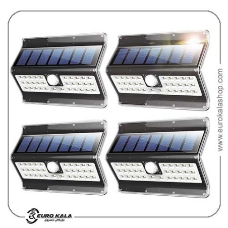 چراغ خورشیدی سنسوردار EZBASICS مدل 32 LED پک 4 عددی