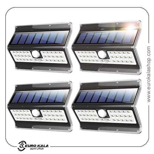 چراغ خورشیدی سنسوردار EZBASICS مدل 32 LED پک 4 عددی
