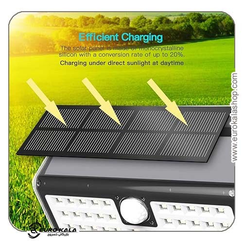 چراغ خورشیدی سنسوردار EZBASICS مدل 32 LED پک 4 عددی