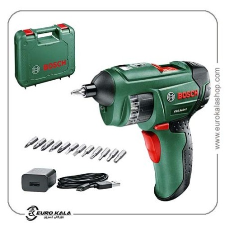 پیچ‌گوشتی شارژی بوش مدل Bosch PSR Select 3.6V