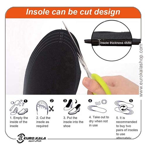 کفی گرمایشی برقی Mroobest مدل USB Heated Insoles