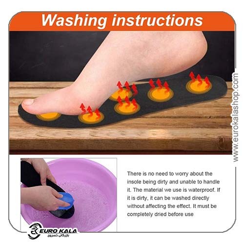 کفی گرمایشی برقی Mroobest مدل USB Heated Insoles