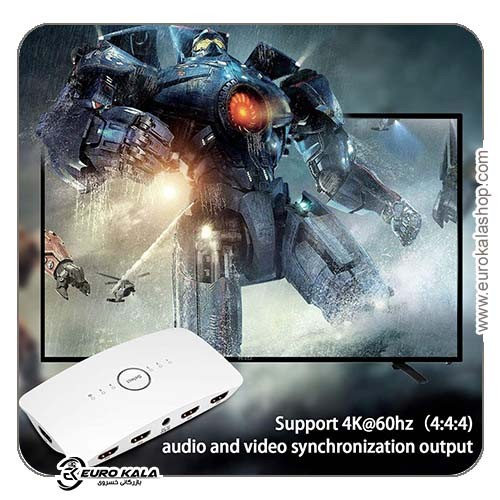 سوئیچ HDMI پنج پورت MYPIN مدل 5×1 HDMI Switcher