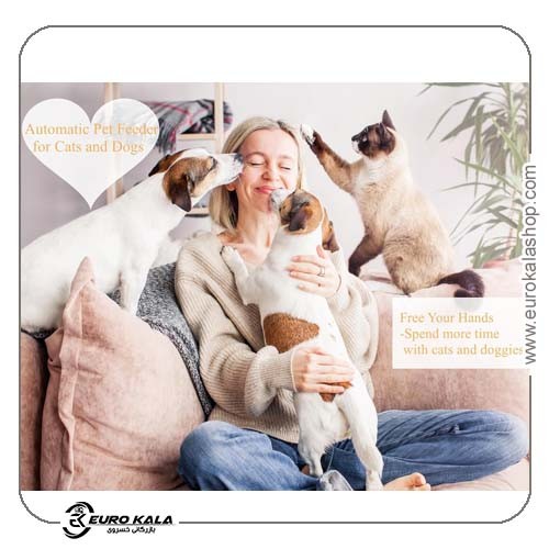 غذا دهنده اتوماتیک حیوانات خانگی ZMAYPLUS با تراشه ارتقاء یافته