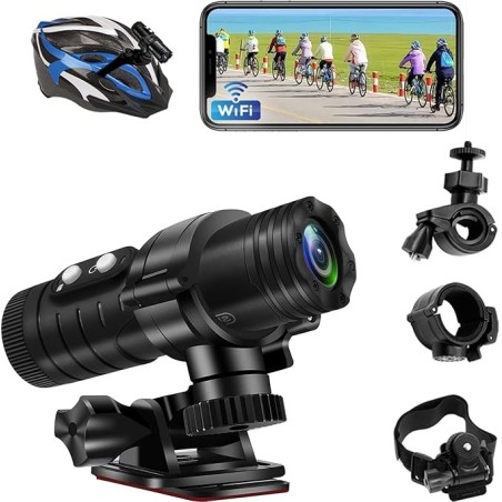 دوربین کلاه موتور TANGMI – WiFi Action Cam، کیفیت 1080P، زاویه دید 120درجه