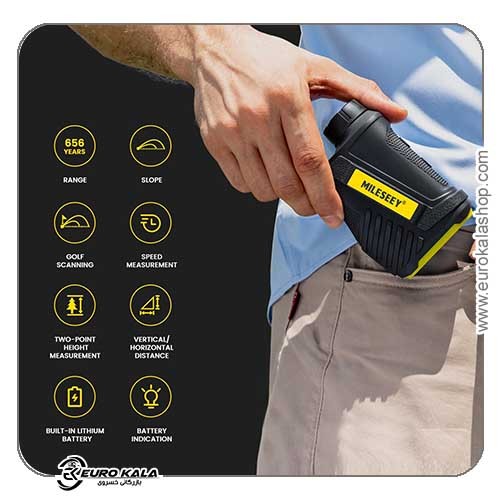 فاصله یاب لیزری MiLESEEY PF280 تا 600 متر