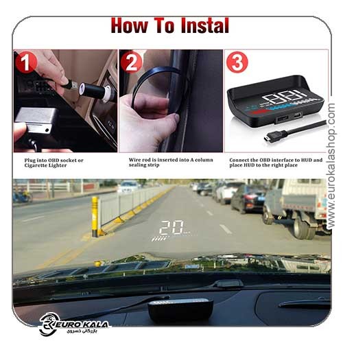 نمایشگر هد آپ دیسپلی iKiKin M7 – HUD